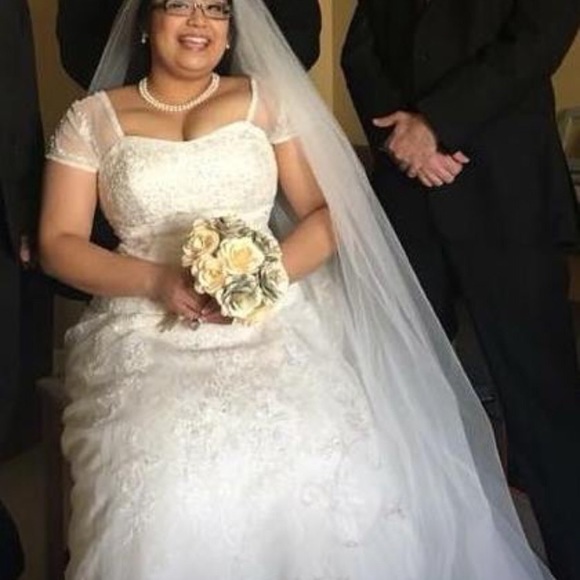 16W Ivory Wedding Gown - Picture 8 of 8